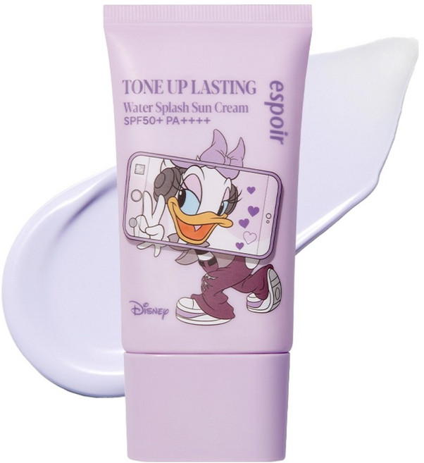 에스쁘아 디즈니 에디션 워터 스플래쉬 선크림 톤업 래스팅 SPF50+ PA++++, 50ml, 1개