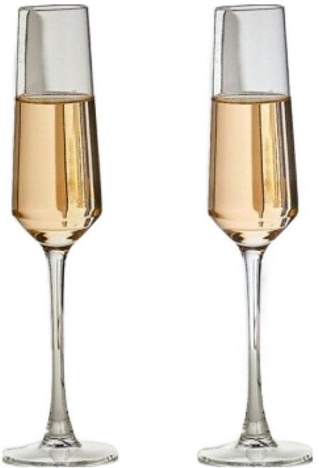 아메리칸로드 심플 슬림 클래식 와인 샴페인잔 B타입 HR1806, 2개, 235ml