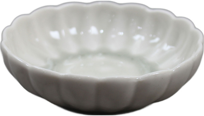 달소금 도자기 꽃종지, 아이스그레이, 1개