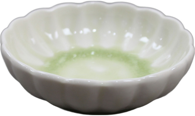 달소금 도자기 꽃종지, 아이스그린, 1개