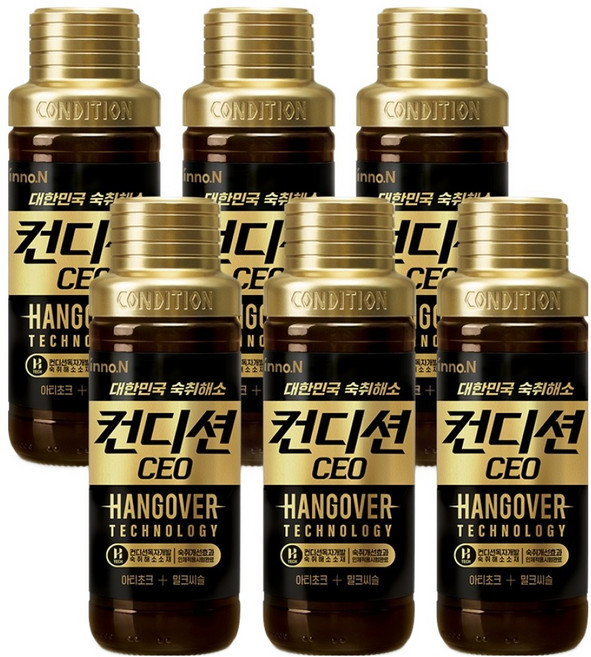 컨디션 CEO 숙취해소음료, 150ml, 6개