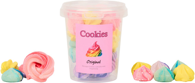 아리감성 원통형 오리지널 머랭쿠키, 30g, 1개