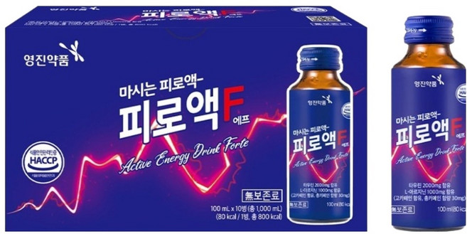 영진약품 피로액 F, 10개, 100ml