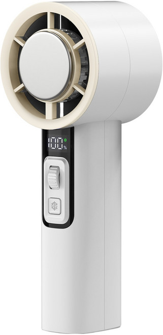 모란카노 휴대용 미니 급속냉각 에어컨 손선풍기, MC-F33, 화이트