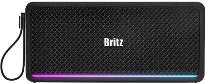 브리츠 블루투스 스피커 무선 우퍼 20W, BZ-TBUTTON, 블랙