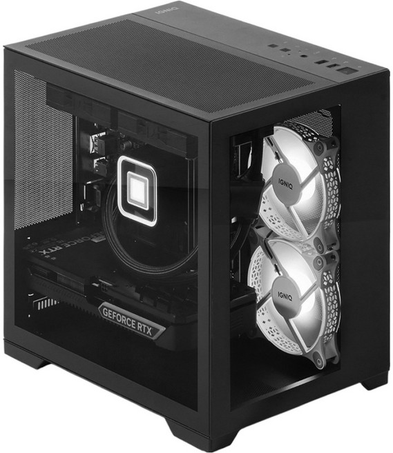 이그닉 2025 인테그 젠지 9956X 라이젠9 라이젠 9000 시리즈 지포스 RTX 5060, 블랙, 64GB, 2TB, Free DOS, IG-ITZ00038