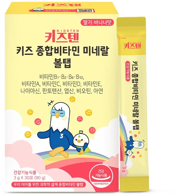 키즈텐 종합비타민 미네랄 볼탭, 30회분, 1개 - 쿠팡