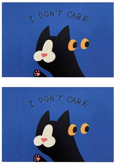 寢室安居 吸水止滑軟式珪藻土地墊, 喵不管, 2個