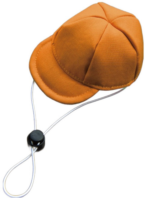 ZAZAZOO 狗民小帽 男款, 黃色, 1個