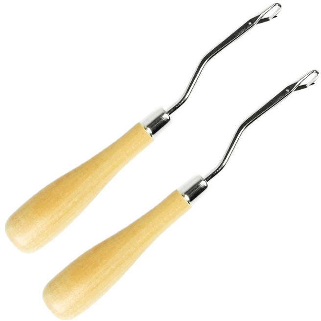 소잉바이핸드 원목 스킬 자수바늘, 2개