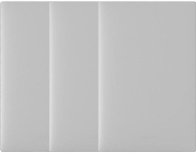 르그랑 아펠라 실버 Simple 맹플레이트, 3개