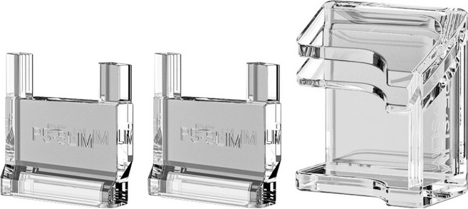 스페이스쉴드 소니 플레이스테이션 PS5 프로 슬림 디지털 에디션 호환 미니 아크릴 콘솔 수평 스탠드 받침대 세트 디지털 B 타입, 투명, 1세트