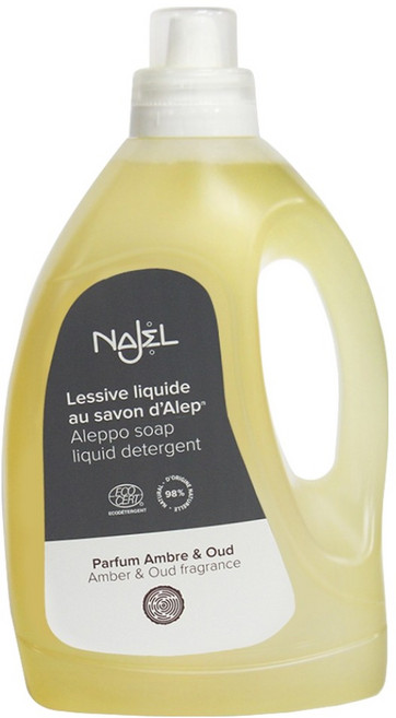 NAJEL 阿勒坡皂 低敏濃縮洗衣精 木質沉香, 1.5L, 1桶