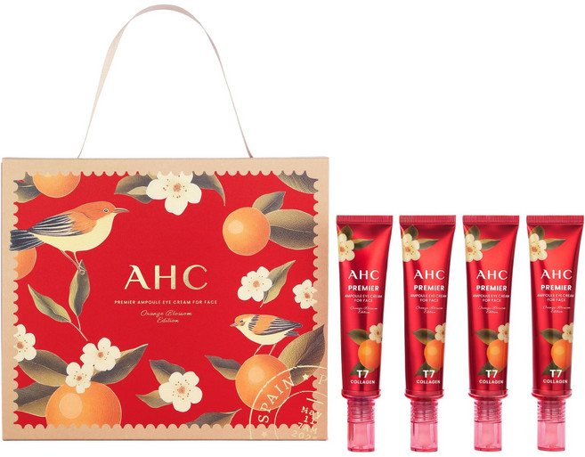 AHC 香橙花限定版 頂級安瓶全臉眼霜, 4條, 40ml