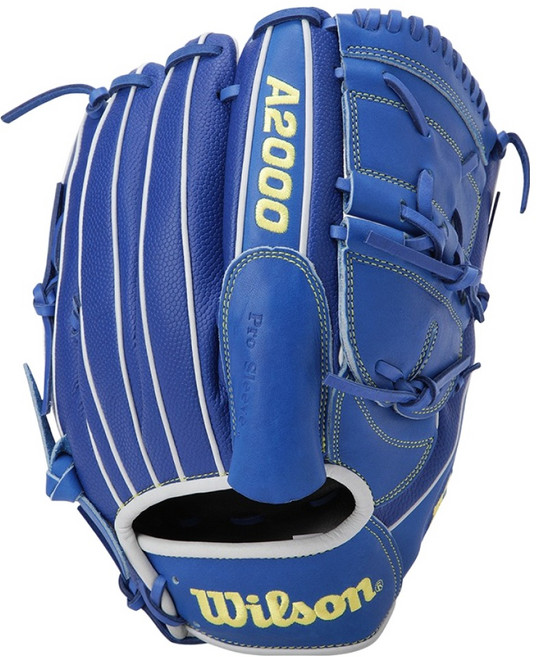 윌슨 2024 KOR A2000 B2 투수 글러브 우투용 WTA2024KRB2BLR, 블루, 1개
