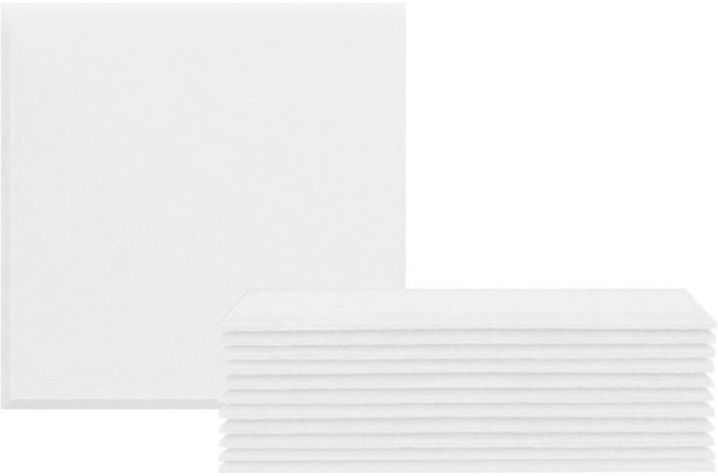 Market Plan Silence 自黏型玄關門隔音吸音材, 白色, 12個