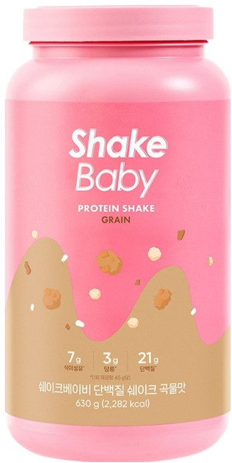 쉐이크베이비 락토컷 단백질 쉐이크 곡물맛, 630g, 1개