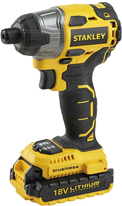 STANLEY TOOLS 台灣公司貨 20V Max 18V 鋰電無碳刷衝擊起子機 SBI201D2K, 1個