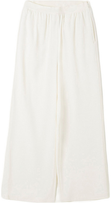 로엠 여성용 풀 밴딩 와이드 팬츠