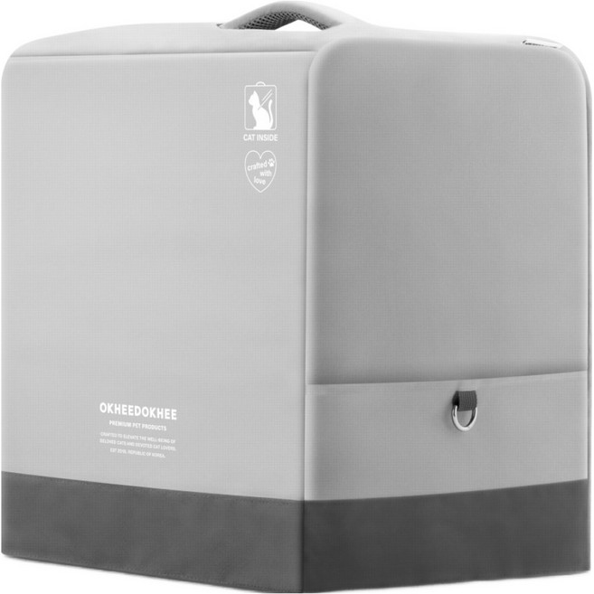 옥희독희 반려동물 네모백팩 전용 커버, 1개