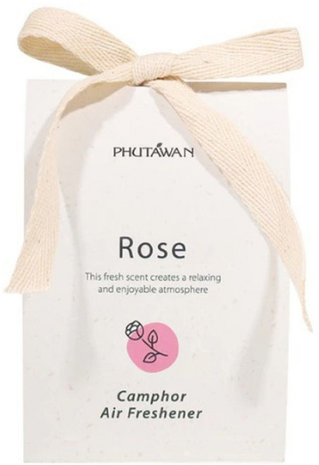 PHUTAWAN 普妲旺 樟腦香氛磚 30g, 玫瑰