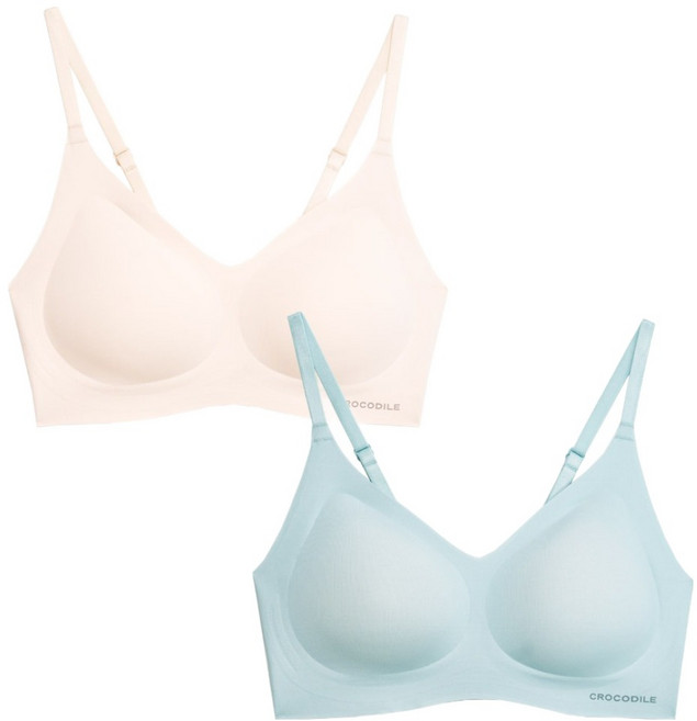 크로커다일 소프트 쿨인견 쉘론 패드분리 후크형 2종세트 CDI027