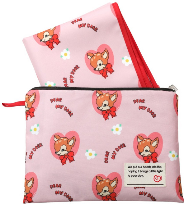 세맘스 양면방수 피크닉매트 + 파우치 세트 2~4인용, 마이디어