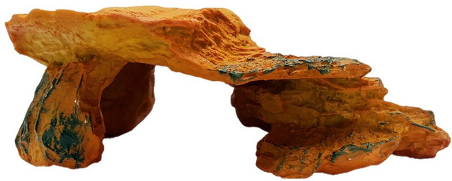 펫츠핸들러 렙타일 레진 모스 데져트락 파충류 은신처 22 x 12 x 10 cm PH-NS41R, 혼합색상, 1개