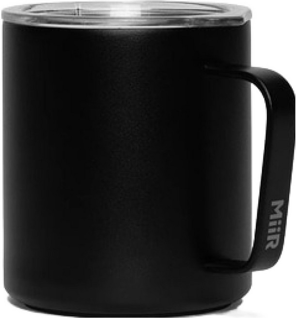 MiiR 슬라이드 뚜껑 캠프컵, 블랙, 1개, 354ml