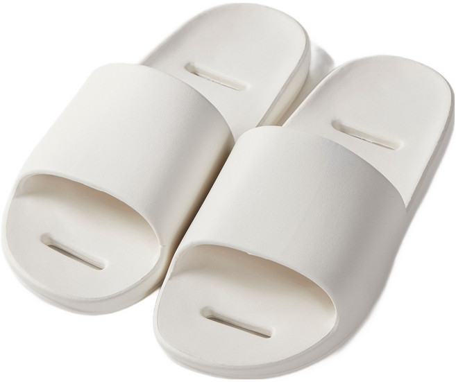JAJU 미끄럼 방지 욕실화, 화이트, 1개
