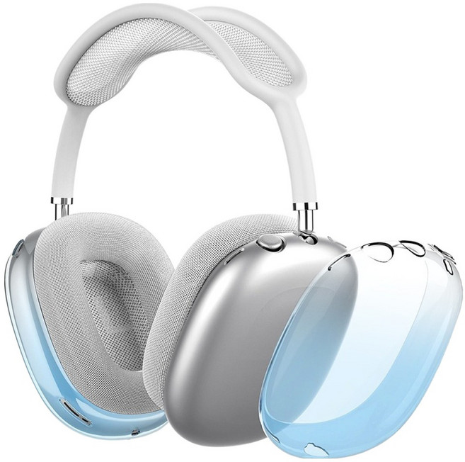 KODACHIEF 데일리 에어팟 맥스1 / 2세대 커버, 056BS 화이트그라데이션블루, 1개