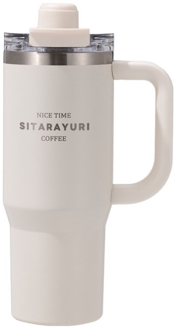 Sitarayuri 3飲 磁吸 手柄保溫杯, 900ml, 顏色隨機, 1個