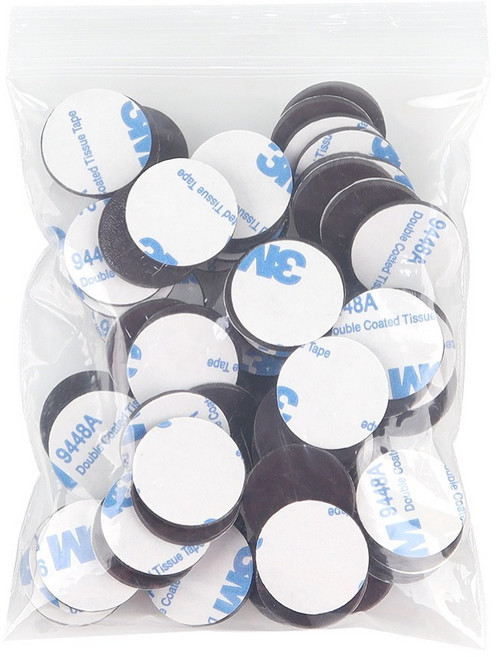 유니아트 원형 스티커 자석 2cm 2T 80p, 혼합색상, 1개