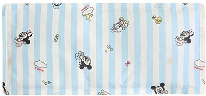 이츠독 반려동물 디즈니 아이스 롱 쿨젤 매트, 프렌즈블루, 1개