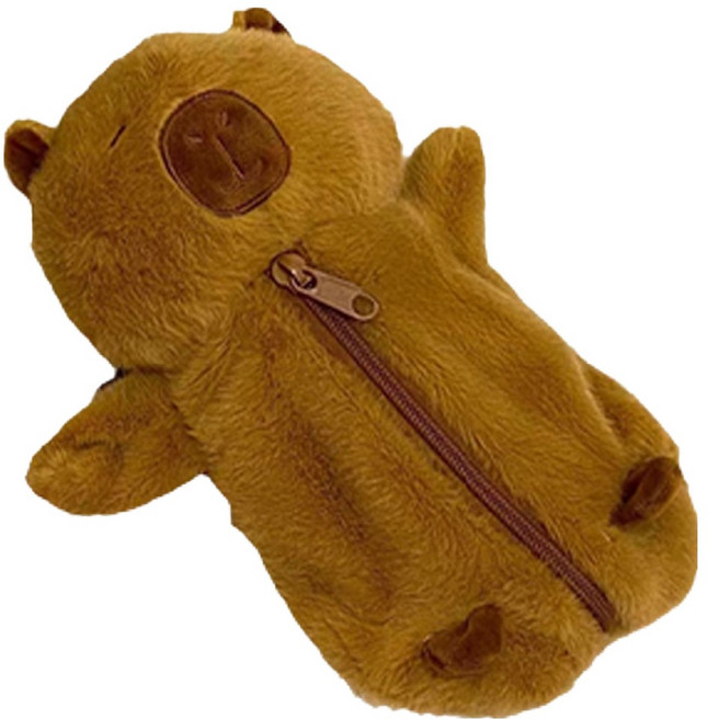 아트조이 누워바라 카피바라 인형 필통, 혼합색상, 1개