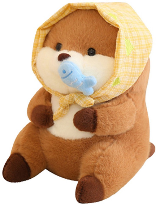 ARTJOY 請買魚水獺玩偶, 25厘米, 混合色