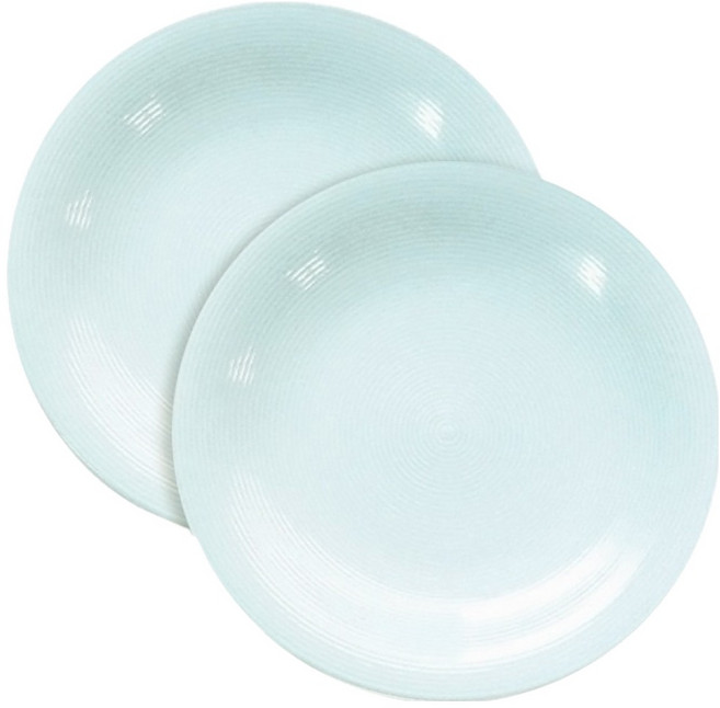 해피정 스텔라 파스텔 그릇 빅 원형 접시 25.3cm, 민트, 2개, 단품