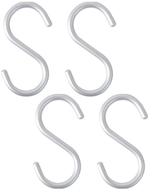 코텍스 알루미늄 S고리 소형 5.5cm, 4개