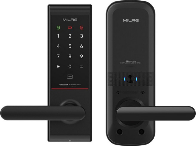 밀레시스텍 무타공 디지털 도어락 MI-5200SPlus, MI-5200S Plus, 고객직접설치
