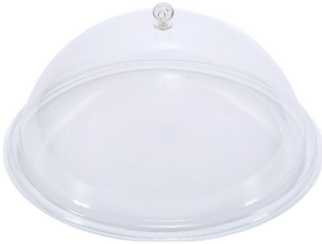 요모픽 투명 아크릴 원형 돔 푸드커버, 1개