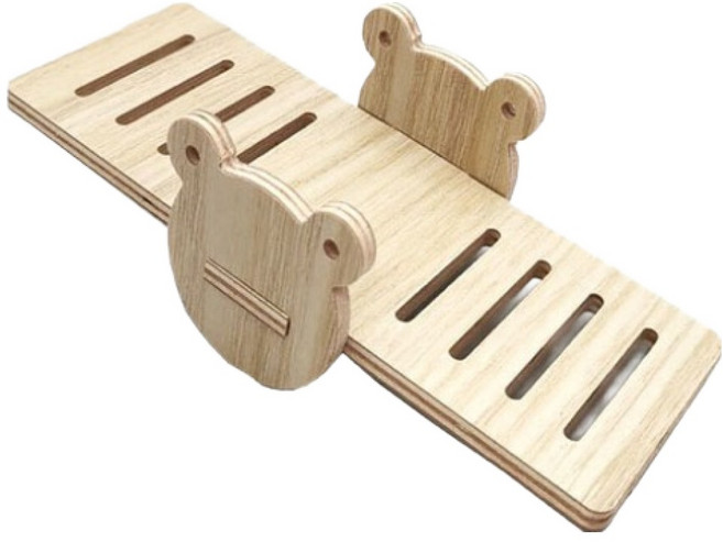 유인지화 햄스터 다람쥐 스몰펫 케이지 개구리 시소, 1개