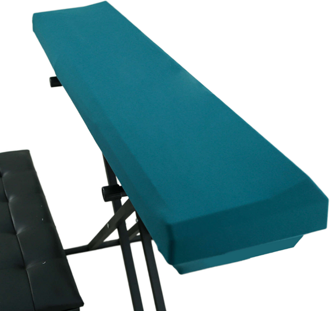 픽앤홈 고급 디지털 피아노 덮개 110~135cm x 30~45cm, 피코크블루, 1개