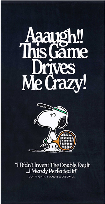 송월타월 스누피 게임76 대형 비치 타월 76 x 152 cm, 1개, 네이비