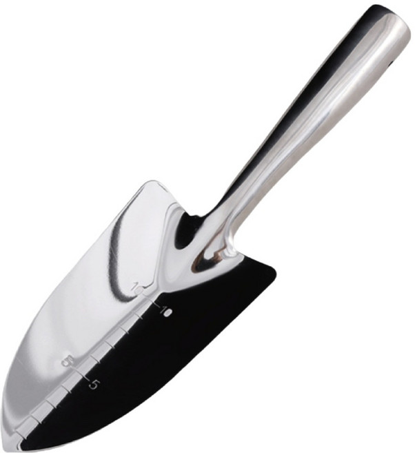 園藝大王 不銹鋼一體成型帶刻度寬鏟/花鏟/鏟子 T0027, 1支