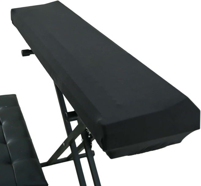 픽앤홈 고급 디지털 피아노 덮개 110~135cm x 30~45cm, 블랙, 1개