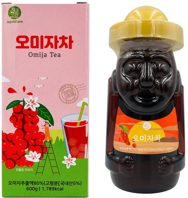 JejuNFarm 五味子茶, 1個, 1入, 600g