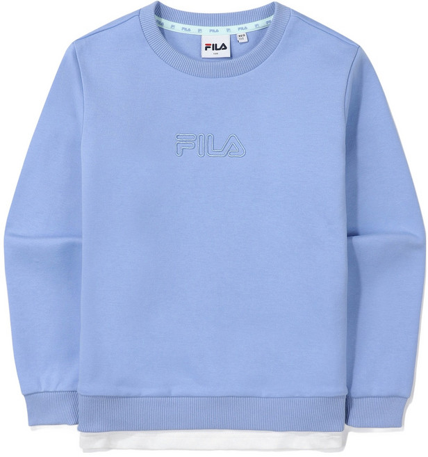 휠라키즈 베이직 레이어드 맨투맨 FK2POF1101X