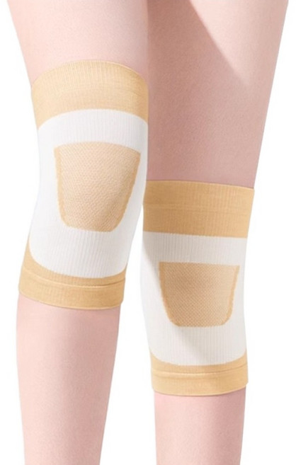 에르보 통기성 스판 무릎 보호대 스킨 2p, 1세트