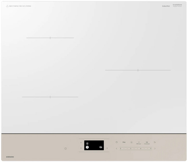 삼성전자 Bespoke AI 인덕션 3구 글램베이지 방문설치, NZ63DB607CFE, 빌트인