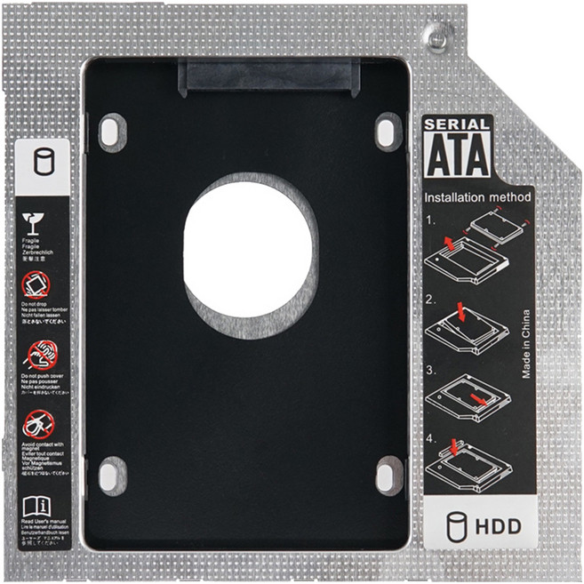 컴스 노트북 멀티부스트 HDD SSD 추가 9.5mm, 1개